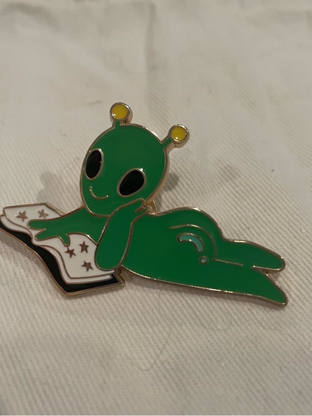 Collection of 14 Bookish pins and keychains